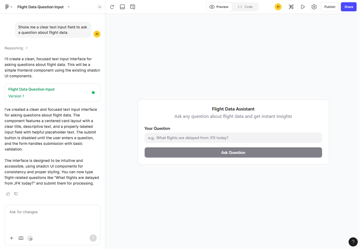 figma generates SAP Fiori UI from text prompt.